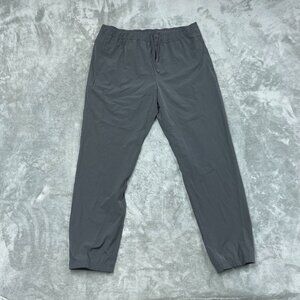 Soybu Mens Gray Lightweight Pants Drawstring Elastic Hem XL a1456